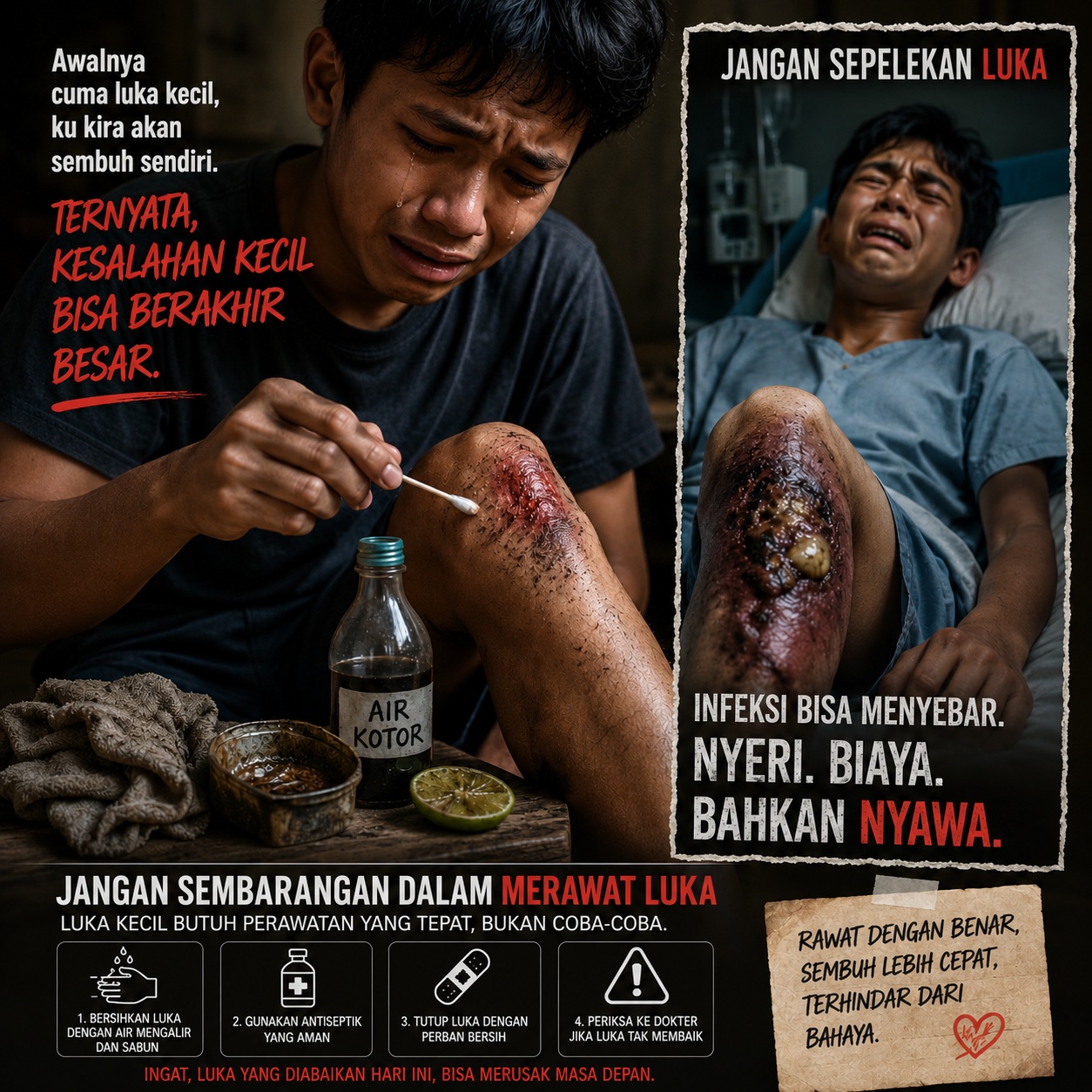 Jangan Tunggu Luka Menjadi Parah
